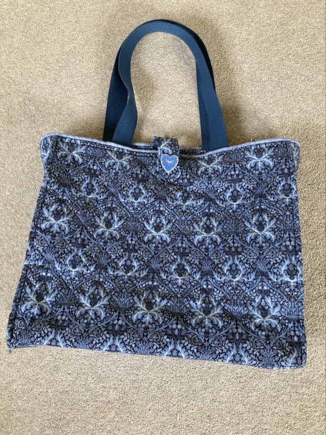 Bag made by Jenny using a William Morris print